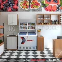 Thiết kế siêu thị mini hoa quả An Tâm Mart